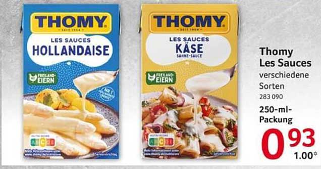 Thomy Les Sauces 250-ml-Packung - verschiedene Sorten