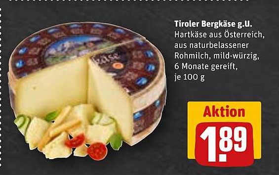Tiroler Bergkäse g.U.