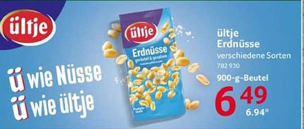 ültje Erdnüsse verschiedene Sorten 900-g-Beutel