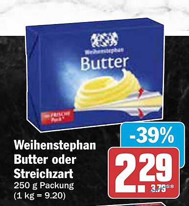 Weihenstephan Butter oder Streichzart
