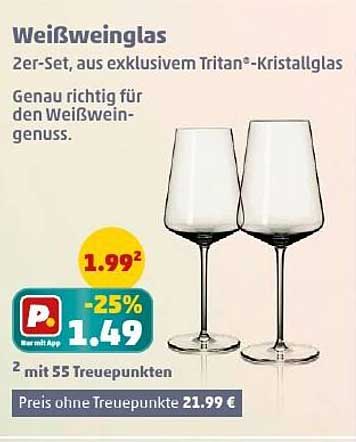 Weißweinglas 2er-Set aus exklusivem Tritan®-Kristallglas