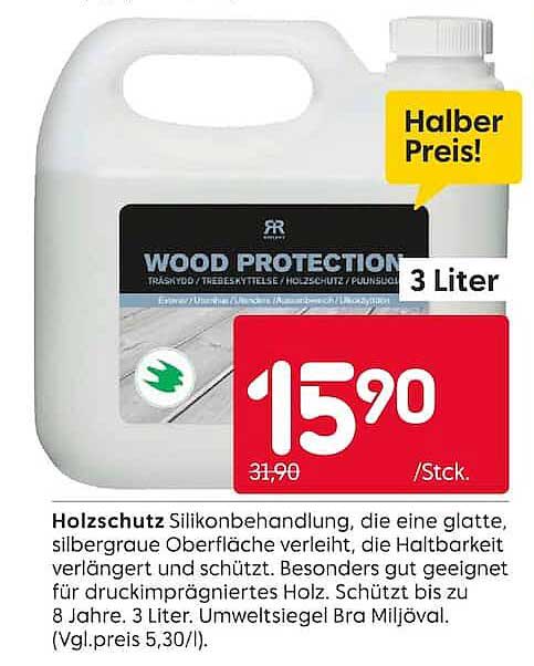Holzschutz Silikonbehandlung