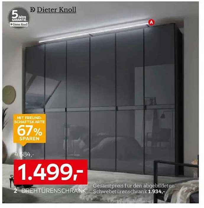 2 Drehtürenschrank von Dieter Knoll