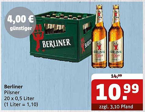 Berliner Pilsner 20 x 0,5 Liter