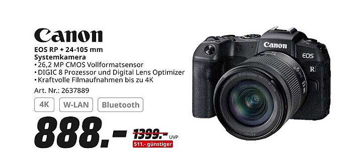 Canon EOS RP + 24-105 mm Systemkamera