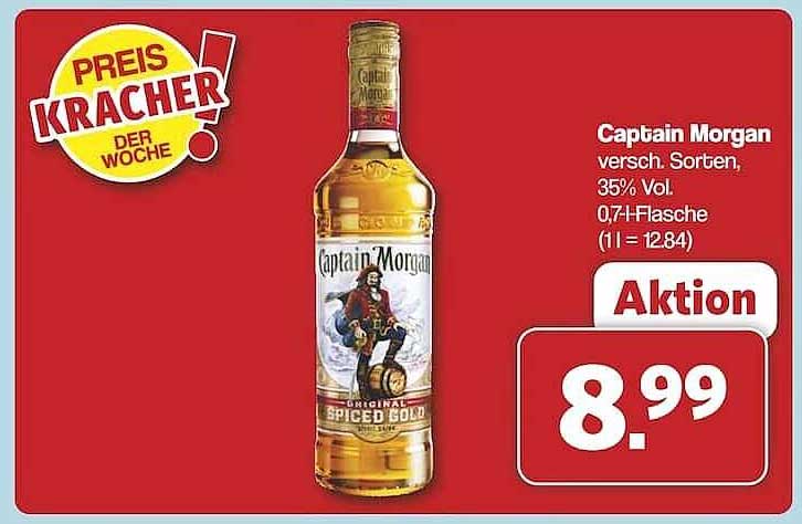 Captain Morgan Original Spiced Gold, 0,7L