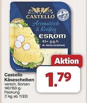 Castello Käse-Scheiben 140/150 g