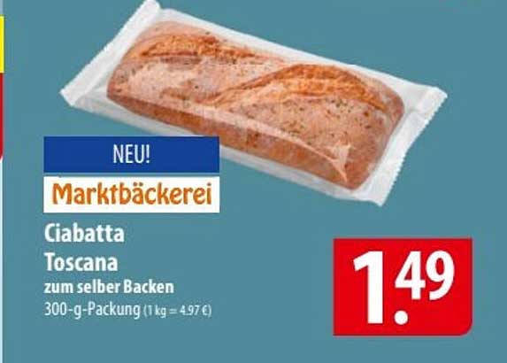 Ciabatta Toscana zum selber Backen