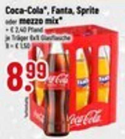 Coca-Cola®, Fanta, Sprite oder mezzo mix® – Erfrischung für jeden Anlass