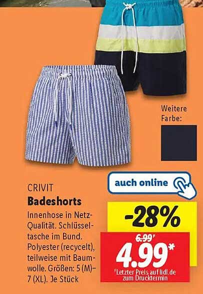 CRIVIT Badeshorts