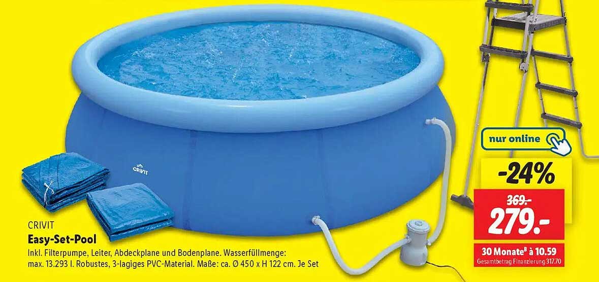 CRIVIT Easy-Set-Pool