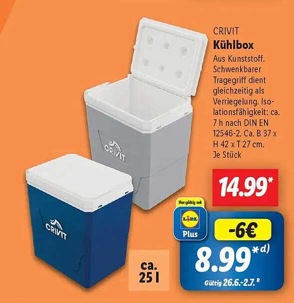CRIVIT Kühlbox
