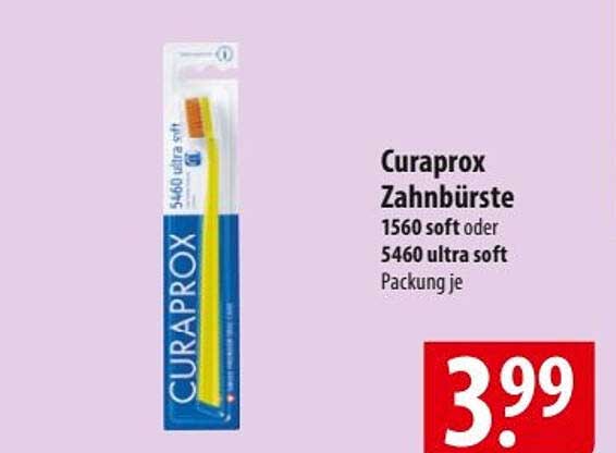Curaprox Zahnbürste 1560 soft oder 5460 ultra soft Paket