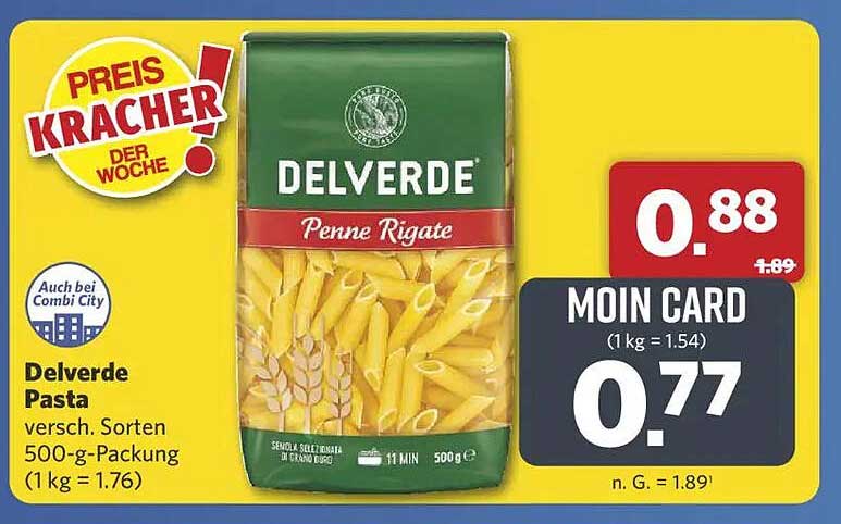 Delverde Pasta Penne Rigate 500 g – Preis Kracher der Woche