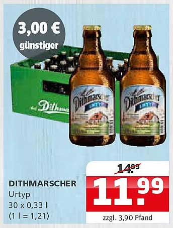 Dithmarscher Urtyp - 30 x 0,33 l Kasten