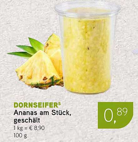 DORNSEIFERS Ananas am Stück, geschält