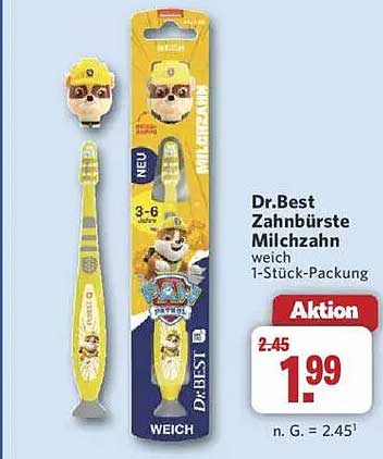 Dr.Best Zahnbürste Milchzahn weich 1-Stück-Packung