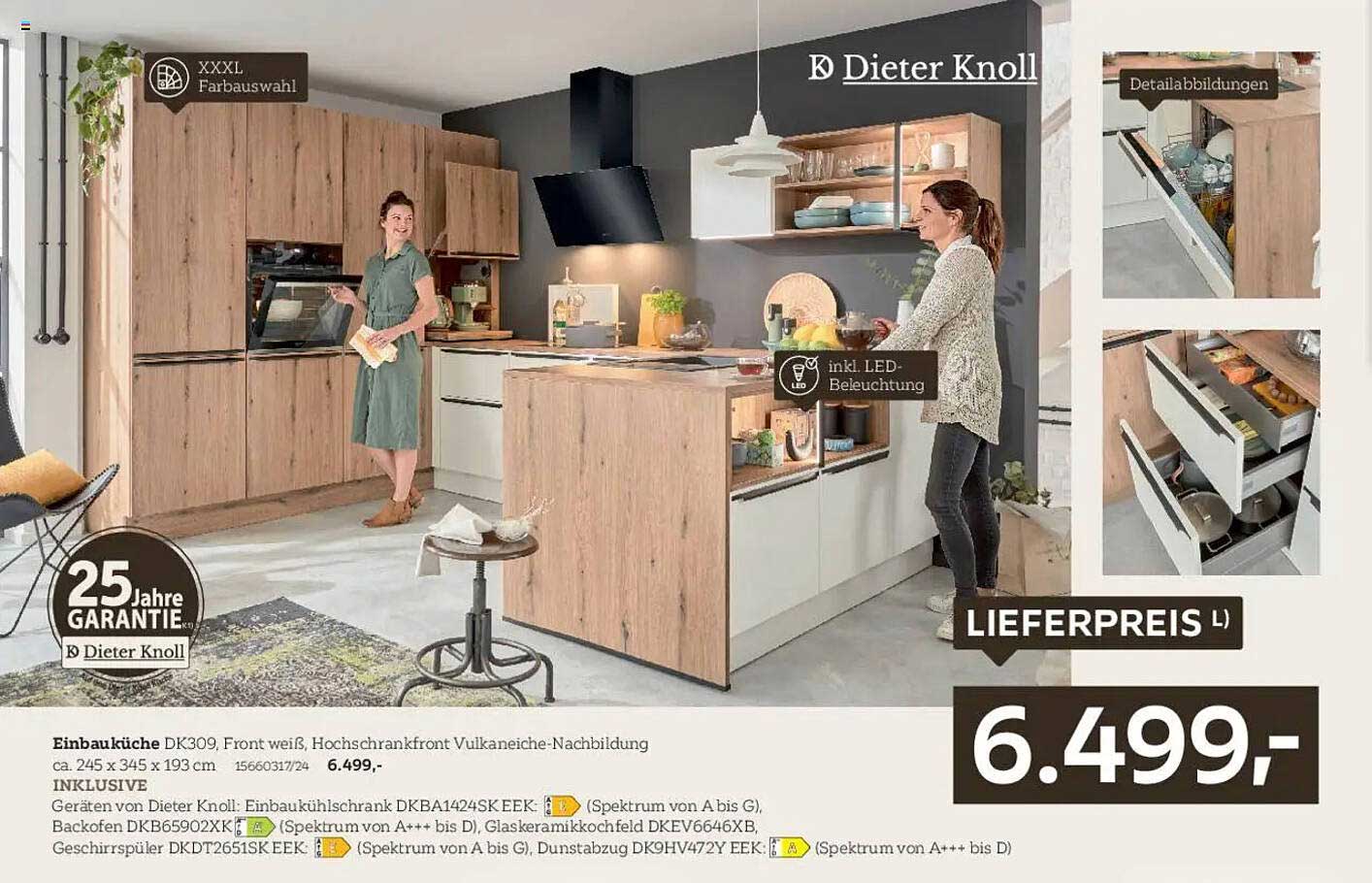 Einbauküche DK309 von Dieter Knoll