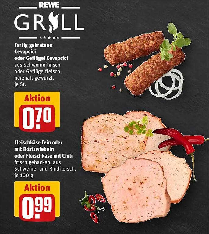 Fertig gebratene Cevapicci oder Geflügel Cevapicci - 0,70 € je Stück