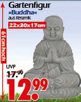 Gartenfigur »Buddha« aus Keramik