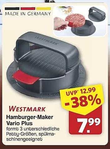 Hamburger-Maker Vario Plus von Westmark