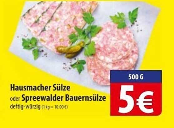 Hausmacher Sülze oder Spreewalder Bauernsülze - deftig-würzig
