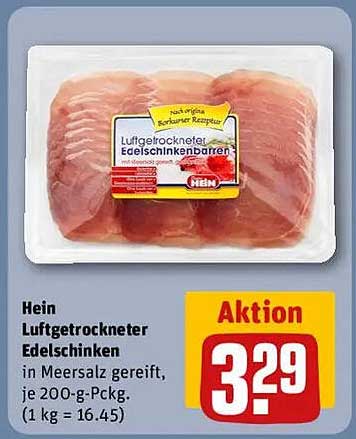 Hein Luftgetrockneter Edelschinken