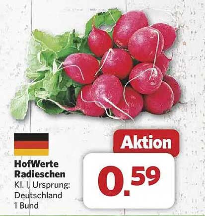 HofWerte Radieschen - frisch und knackig für nur 0,59 €