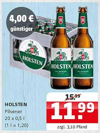 HOLSTEN Pilsener 20 x 0,5 l