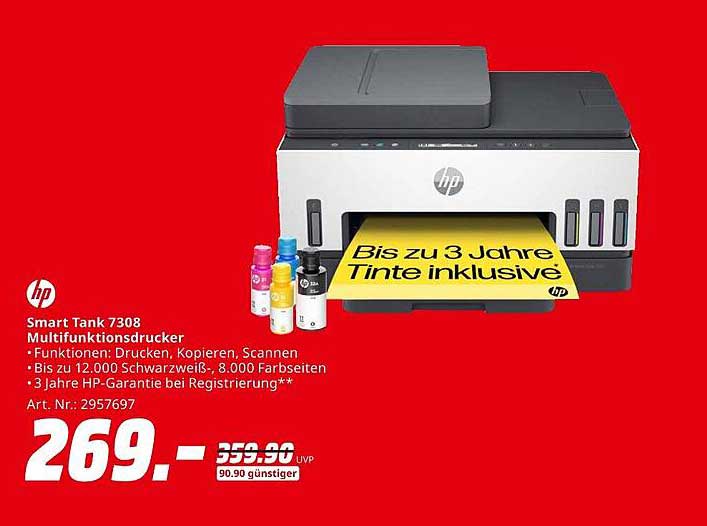 HP Smart Tank 7308 Multifunktionsdrucker