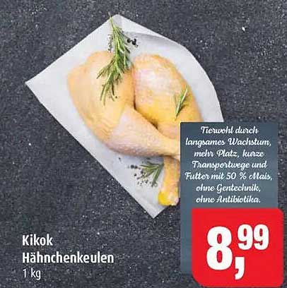 Kikok Hähnchenkeulen 1 kg