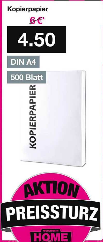 Kopierpapier DIN A4 - 500 Blatt zum Superpreis!
