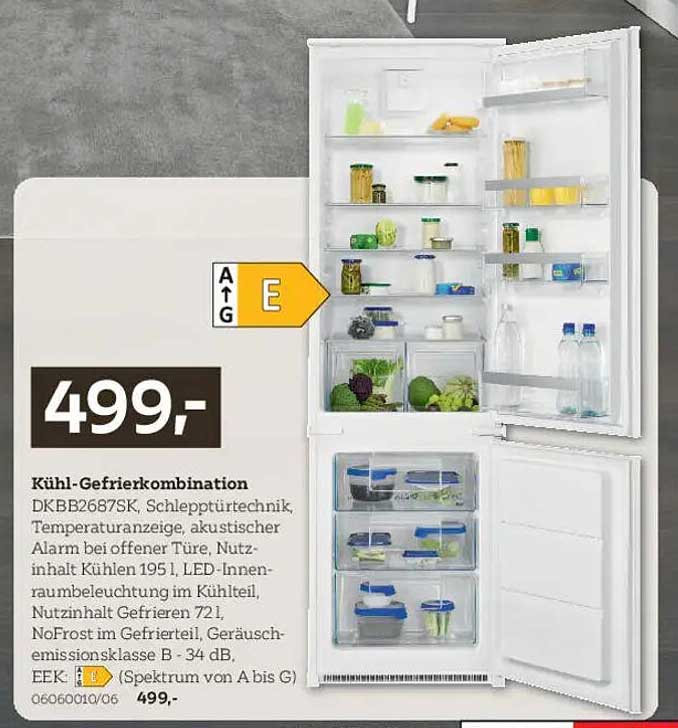 Kühl-Gefrierkombination DKBB2687SK