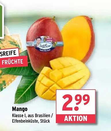 Mango Klasse I, aus Brasilien / Elfenbeinküste, Stück
