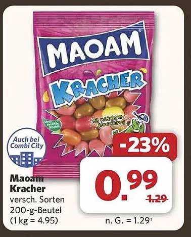 Maoam Kracher versch. Sorten 200-g-Beutel