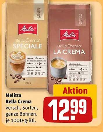 Melitta Bella Crema Ganze Bohnen – Spezialitäten für Kaffeeliebhaber