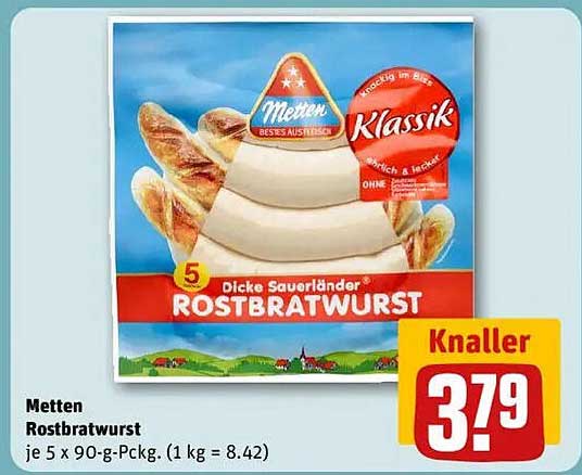 Metten Rostbratwurst