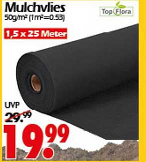 Mulchvlies 1,5 x 25 Meter