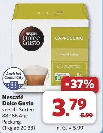 Nescafé Dolce Gusto Cappuccino 8 Kapseln