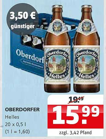 OBERDORFER Helles 20 x 0,5 l