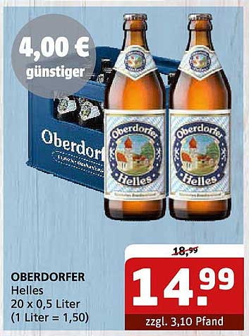 OBERDORFER Helles 20 x 0,5 Liter