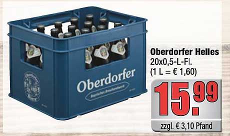 Oberdorfer Helles 20x0,5-L-Fl.
