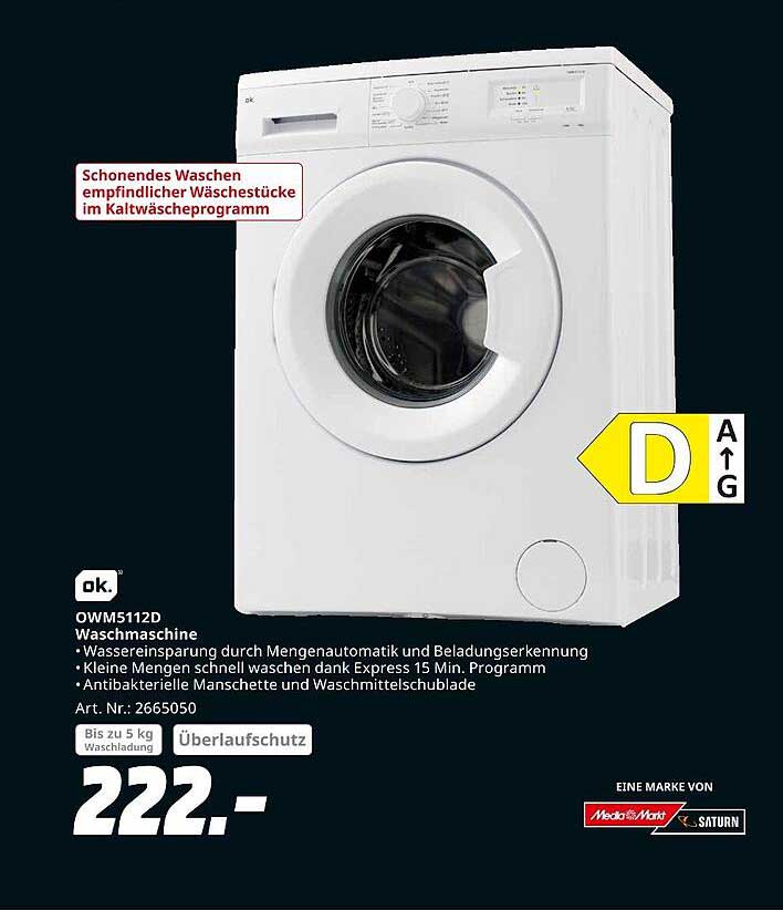OK OWM5112D Waschmaschine