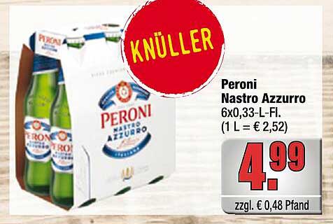Peroni Nastro Azzurro 6x0,33-L-Fl.