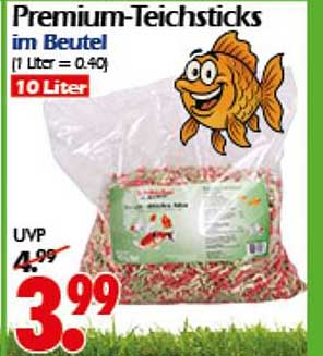 Premium-Teichsticks im Beutel (10 Liter)