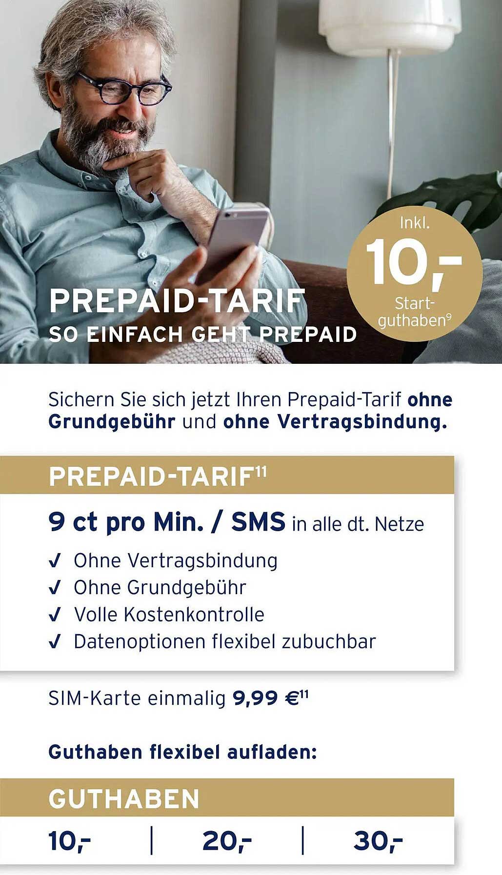 Prepaid-Tarif - So einfach geht Prepaid