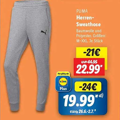 PUMA Herren-Sweathose