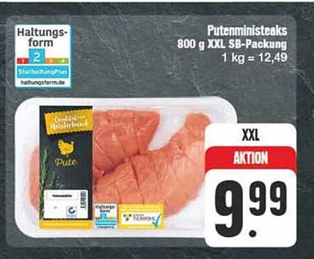 Putenschnitzel - 800 g XXL SB-Packung