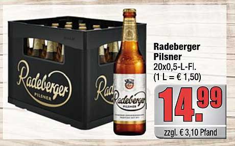 Radeberger Pilsner 20x0,5-L-Fl.