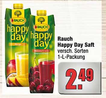 Rauch Happy Day Saft verschiedene Sorten 1-L-Packung